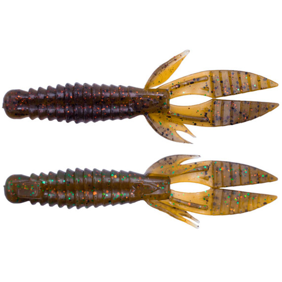 Rogers Sporting Goods 4.5" Torture Creature Baits - Pack of 10 in Lonestar Greenpumpkin Purple-Watermelon Candy