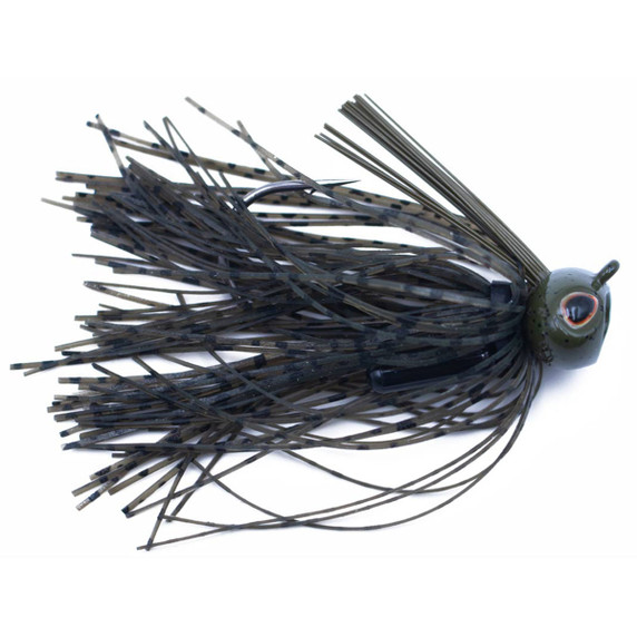 Rogers Sporting Goods Calculate Flippin' Jig Image in Green Pumpkin