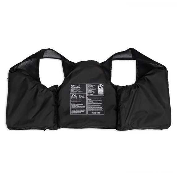 Inside image of the Rogers Deluxe Mesh Life Jacket.