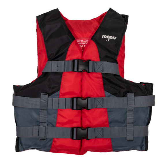 Rogers Watersports Ski Vest Life Jacket in Red