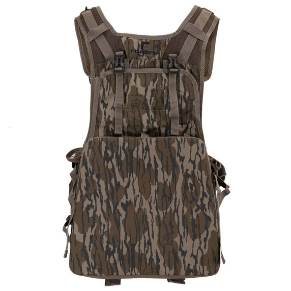 Back image of the Rogers Toughman Turkey Vest in Mossy Oak Original Bottomland