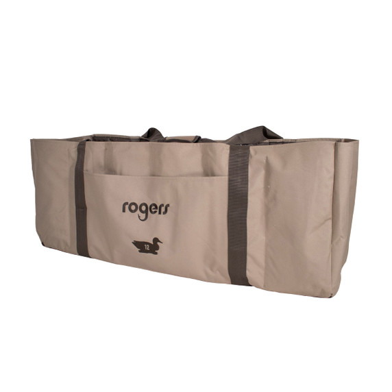  Rogers Workin' Man Series 12-Slot Floater Duck Decoy Bag Front Angled Image