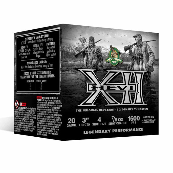 HEVI-XII 20 Gauge 3" 7/8oz 1500FPS, Case of 250