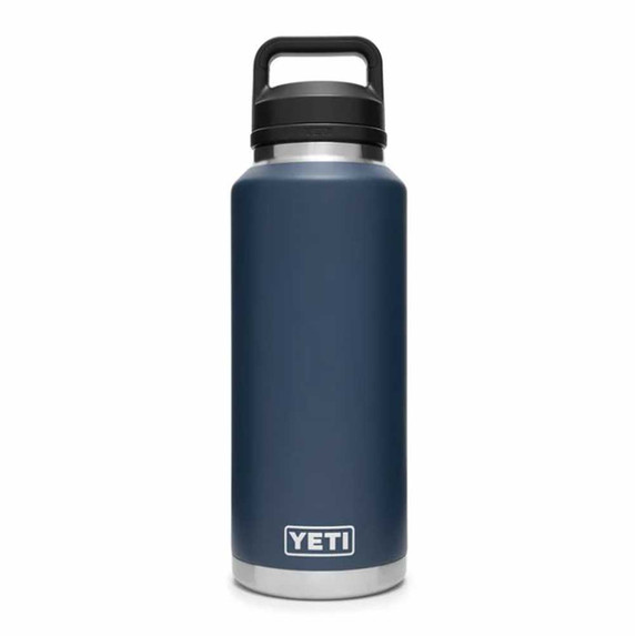 Yeti Rambler 46 oz. Bottle With Chug Cap Image in Navy