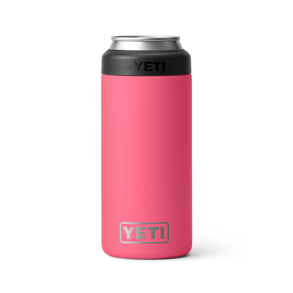 Yeti Rambler 12 oz. Colster Slim Can Cooler Image in Tropical Pink