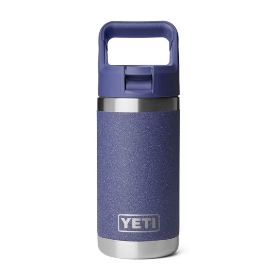 Yeti Rambler Jr. 12 oz. Kids' Water Bottle with Color-Matched Straw Cap Image in Moon Dust