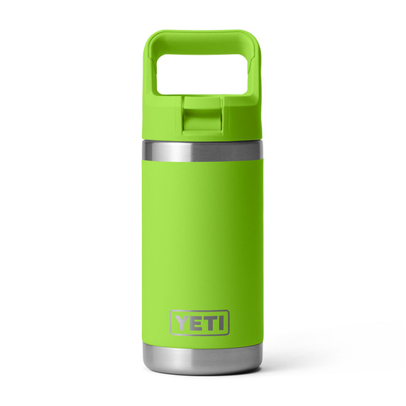 Yeti Rambler Jr. 12 oz. Kids' Water Bottle with Color-Matched Straw Cap Image in Venom