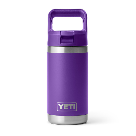 Yeti Rambler Jr. 12 oz. Kids' Water Bottle with Color-Matched Straw Cap Image in Pace Purple/Blue