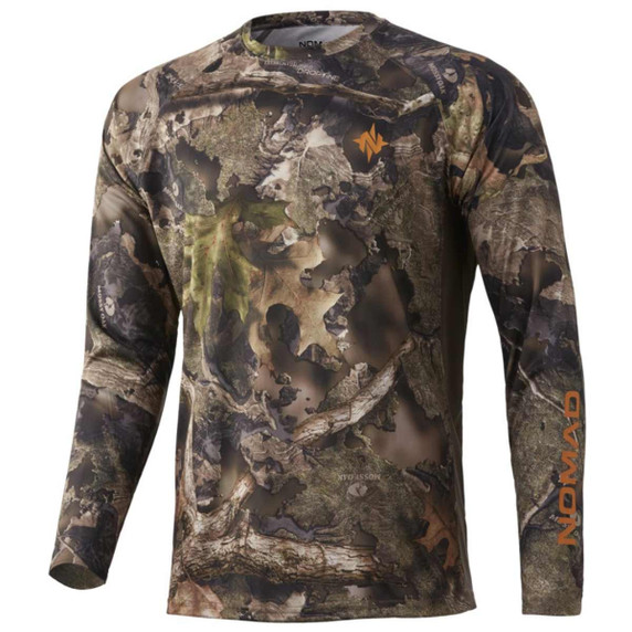 Youth Camo Pursuit Long Sleeve Crew Neck