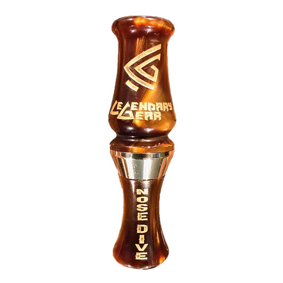 Image of the Legendary Gear Nose Dive Double Reed Duck Call.