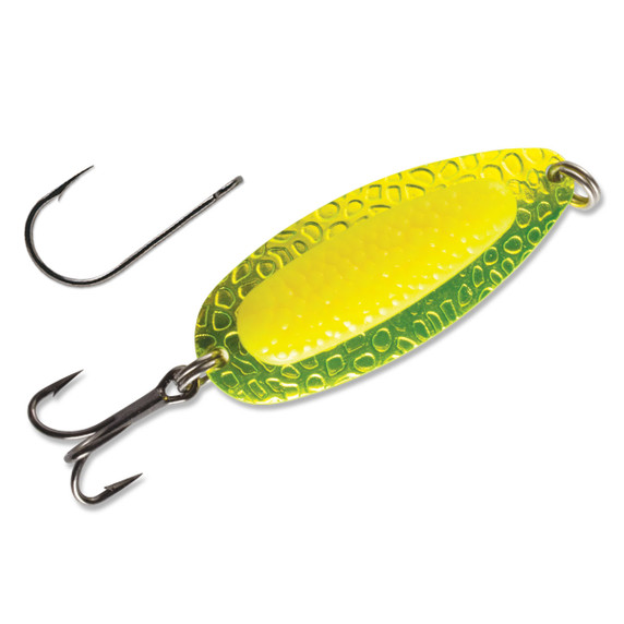 Blue Fox Lures Pixee Spoon Image in Chartreuse Yellow