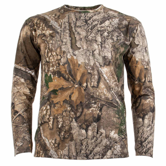 Habit Bear Cave Camo Long-Sleeve Tee Image in Realtree APX