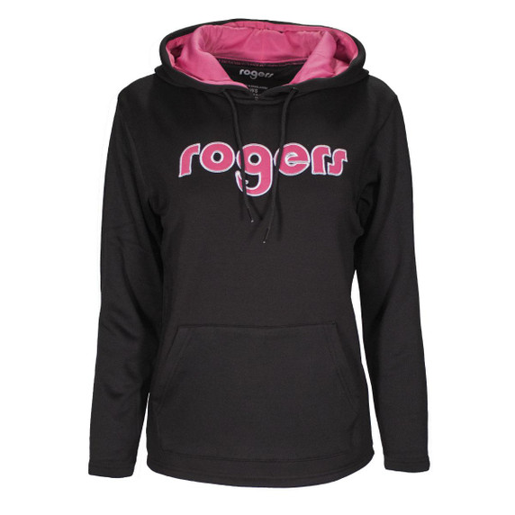 Rogers Women's Pinnacle Hoodie image in Black-Pink