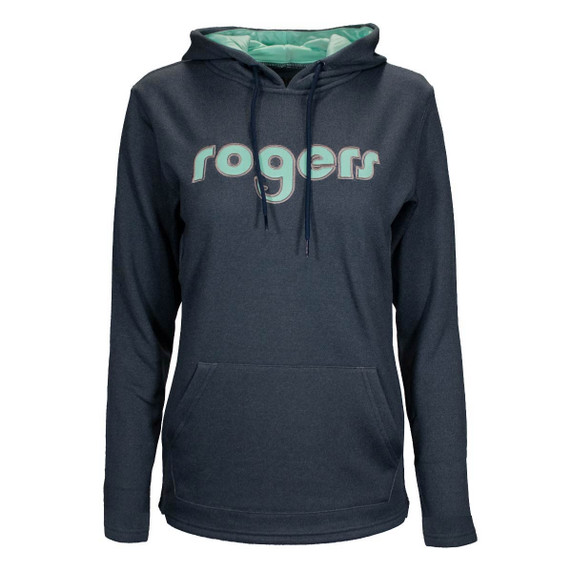 Rogers Women's Pinnacle Hoodie image in Heather Navy Teal