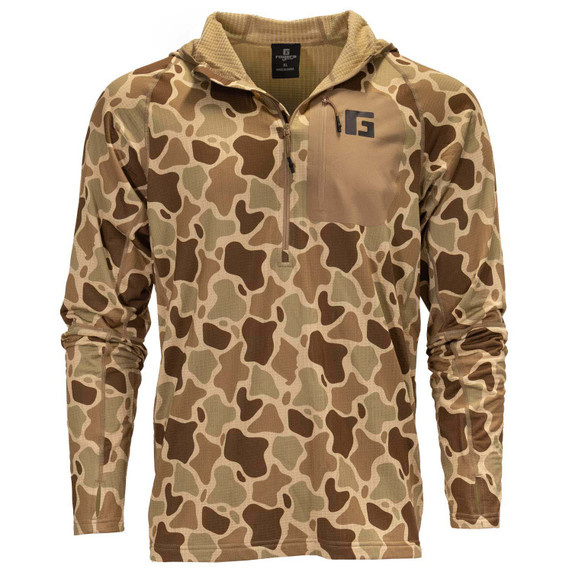 Rogers Elite Heavy Grid Hoodie Image in Retro Marsh