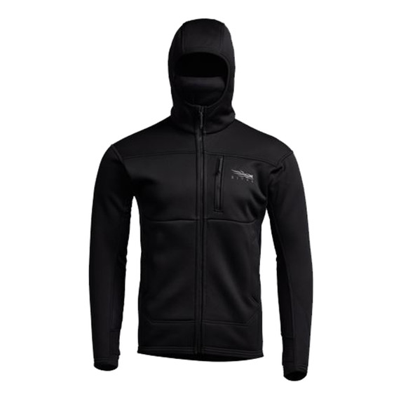 Sitka Traverse Hoodie Image in Sitka Black