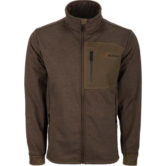 McAlister Heritage Hybrid Windproof Jacket - Tan-Brown image