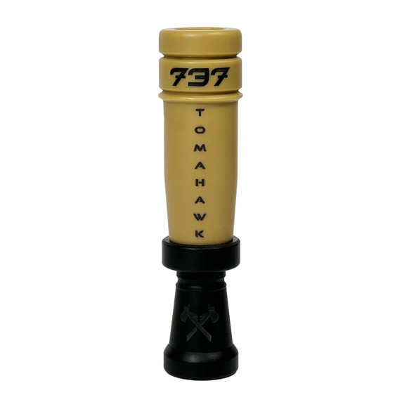 737 Tomahawk Cutdown Duck Call, Tan/Flat Black/Flat Black Variation