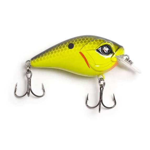 Googan Squad Mini Banger Crankbait Image Chartreuse Black Back