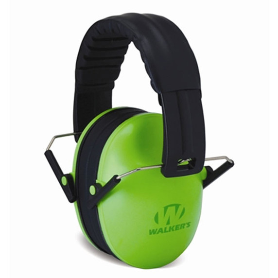 Baby & Kid's Folding Ear Muffs, Lime Green