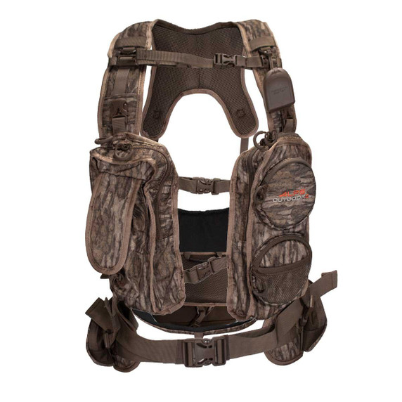 Long Spur Deluxe Turkey Hunting Vest, Mossy Oak Bottomland