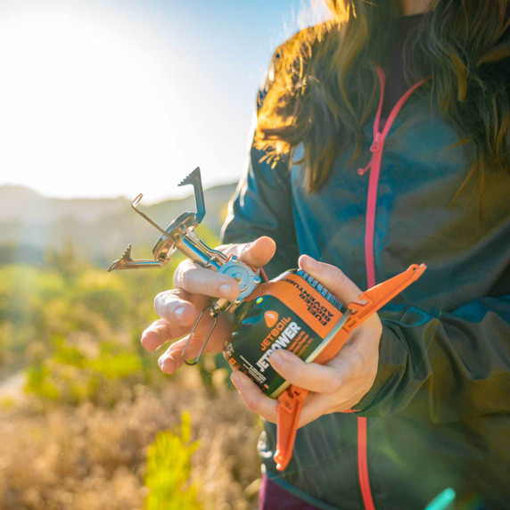 Portable image of the Jetboil MightyMo Camp Stove.