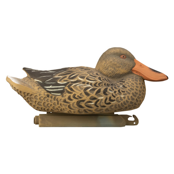 Higdon Outdoors Battleship Shoveler Foam Filled Floating Decoy Resting Hen Image