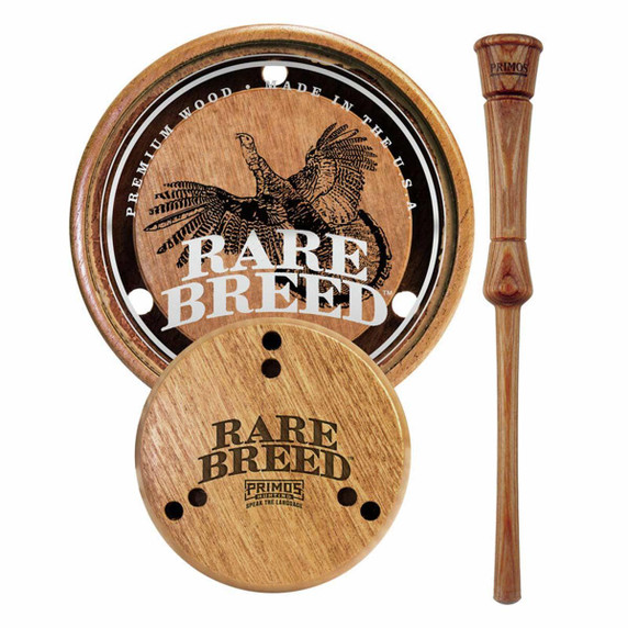 Image of the Primos Rare Breed Glass Wood Grain Pot Turkey Call.