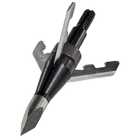 100 Grain Jak-Hammer 1 1/4" Blade Mechanical Broadhead, Pack for 3