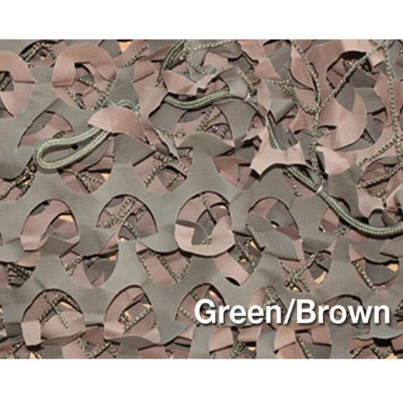 Large Military Netting, Green/Brown 19'8" x 9'10"