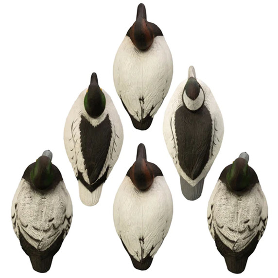 Battleship Diver Drake Foam Filled Duck Decoys, 6 Pack