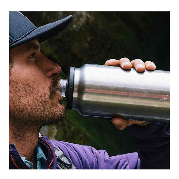 Yeti Rambler Bottle Chug Cap Lifestyle Image