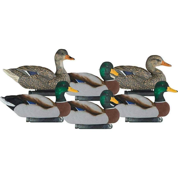 X-Treme Fully Flocked Mallard Duck Decoys, 6 Pack