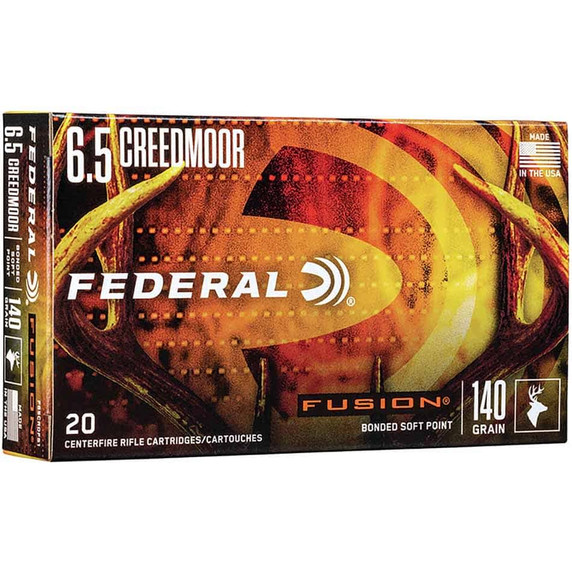 6.5 Creedmoor 140 Grain Fusion Soft Point, Box of 20