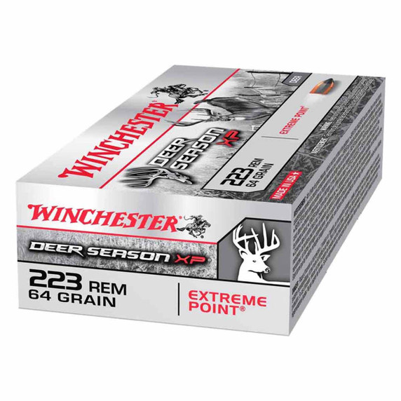 223 Remington 64 Grain Extreme Point Polymer Tip Rifle Ammunition, Box of 20