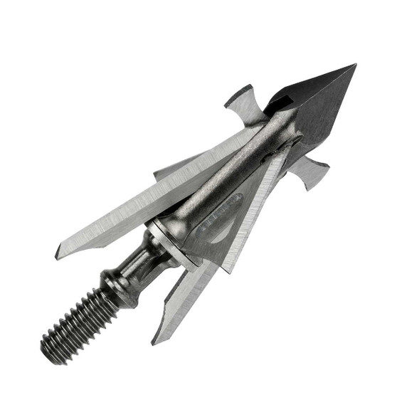 Muzzy 100 Grain Muzzy Trocar Hybrid HBX Broadheads, Pack of 3 Closed Image