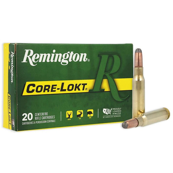 Remington 308 Winchester 150 Grain 2620FPS Core Lokt Soft Point Rifle Ammunition Box Image