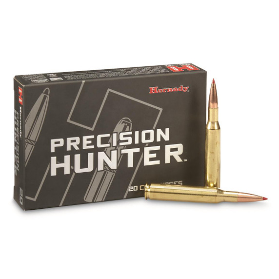 Image of the Hornady 270 Win 145 Grain Precision Hunter ELD-X Rifle Ammunition box.