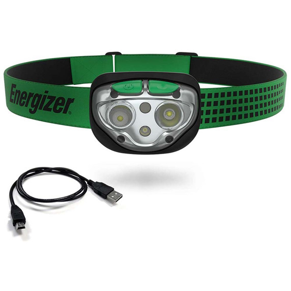 Image of the Energizer Vision Ultra Rechargeable Headlamp. 400 Lumen, with Dimmer Red/Green LED