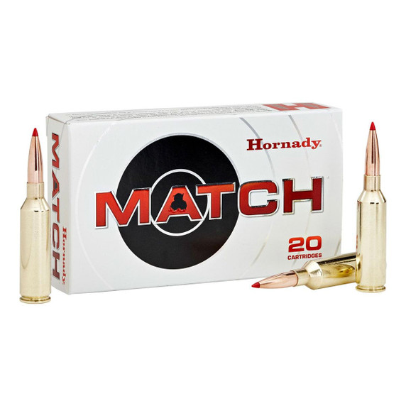Hornady 6mm ARC 108 Grain Extremely Low Drag Match Rifle Ammunition, Box of 20 Image