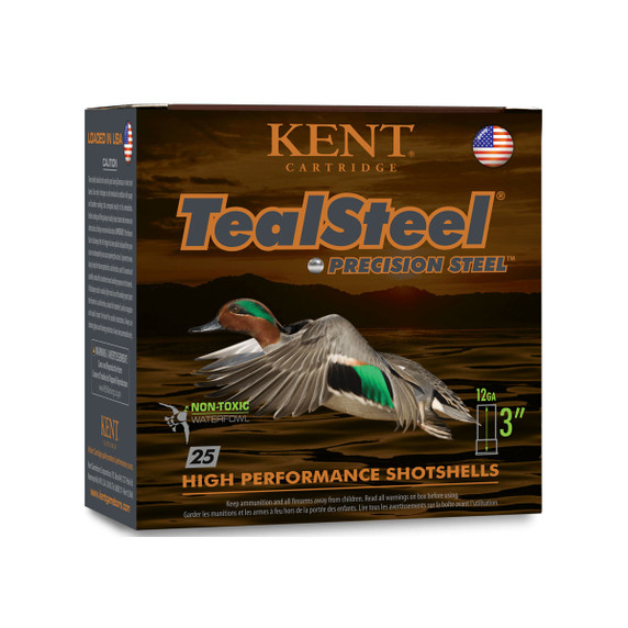 20 Gauge 3" 1 oz. 1250 FPS Tealsteel Precision Steel, Case of 250