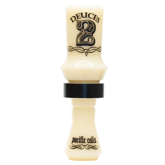 Pacific Calls Dueces Double Reed Duck Call Image in Ivory