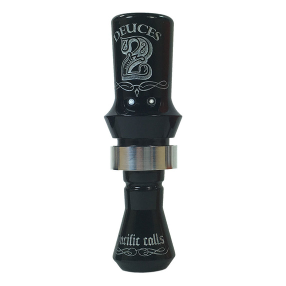 Pacific Calls Dueces Double Reed Duck Call Image in Black