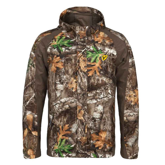 Drencher Jacket with Hood, Realtree Edge