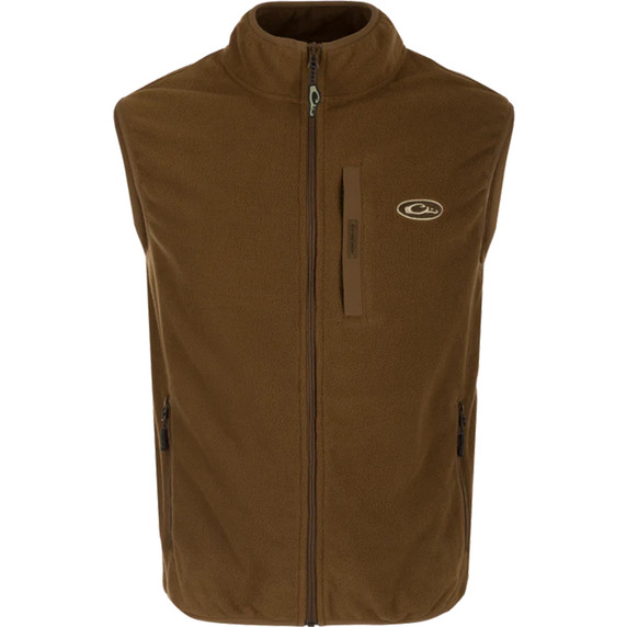 image of Camp Fleece Vest in Cocoa.