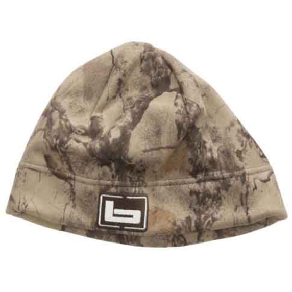Banded UFS Fleece Beanie Image in Natural Gear