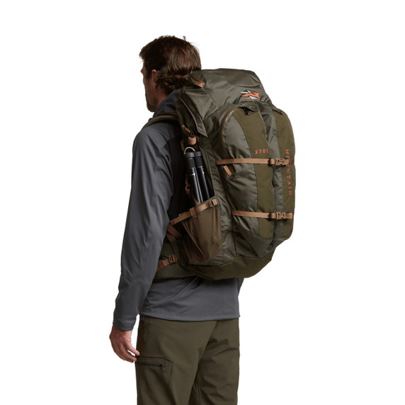 Sitka Mountain Hauler 2700 Hunting Pack Angled Left Image in Deep Lichen