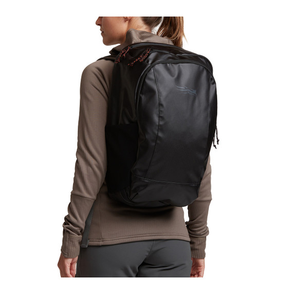 Sitka Drifter Travel Pack Backpack Image in Sitka Black
