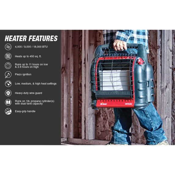 Mr. Heater Big Buddy Portable Heater features image