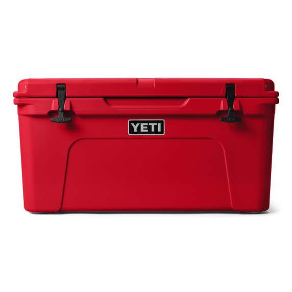 Image of the Yeti Tundra 65 Hard-Sided Cooler in Rescue Red